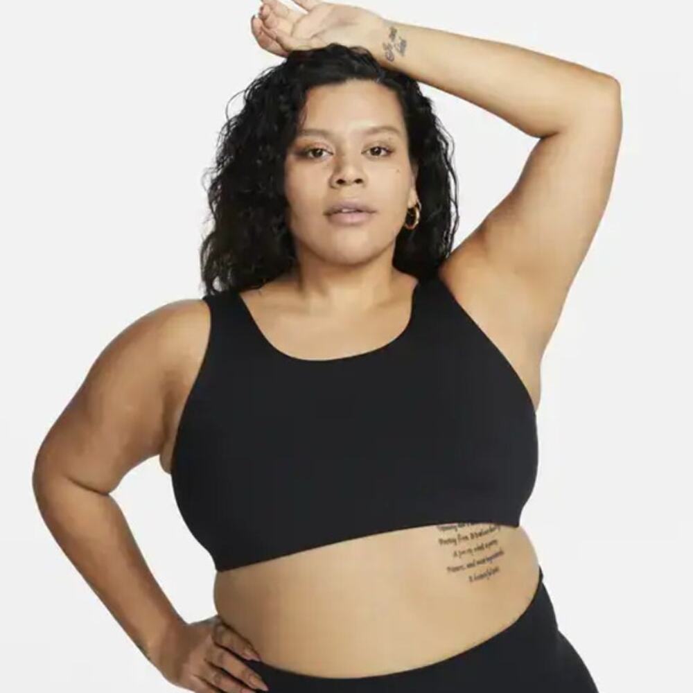 Nike Alate Black All U Light Support Lightly Lined U Neck Sports Bra
